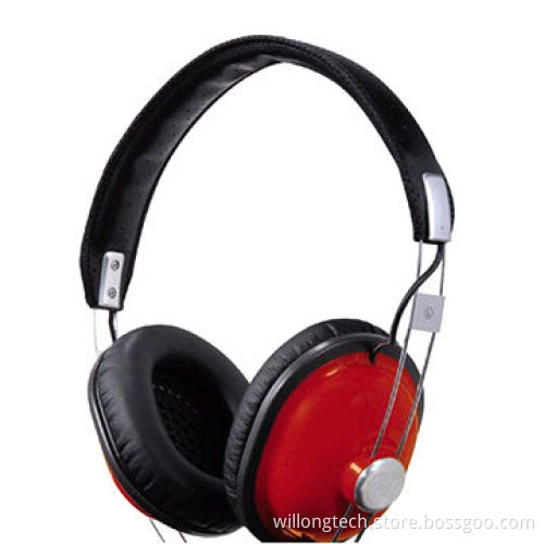 Stereo Wired Headphones with Adjustable Design, High Imitation Leather Headband